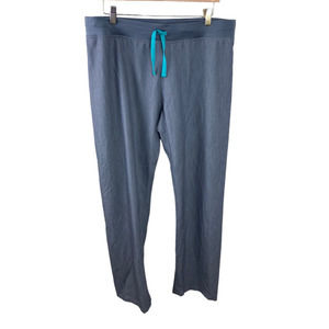 FIGS LT Livingston Basic Scrub Pants Graphite Gray Tie Waist Size Large Tall